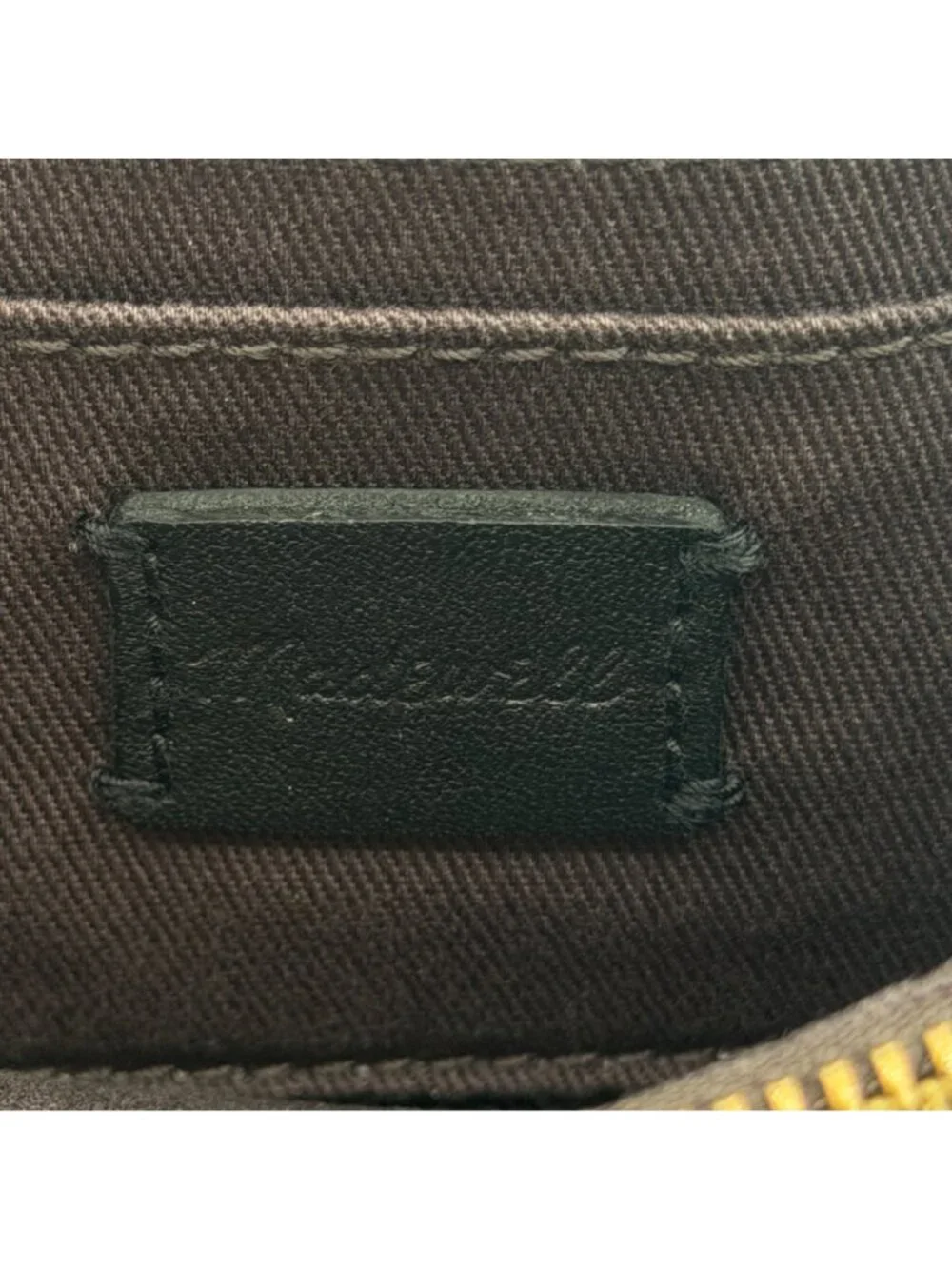 Madewell black leather